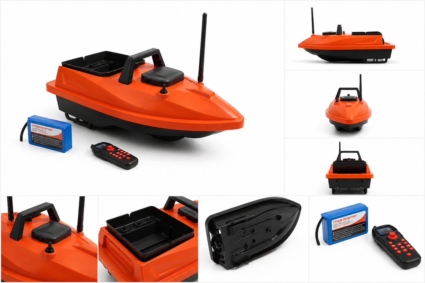 Bateau Amorceur GPS – Portée 500 m – Retour Automatique